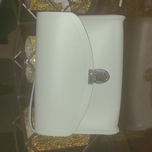 Leather Push Lock bag
